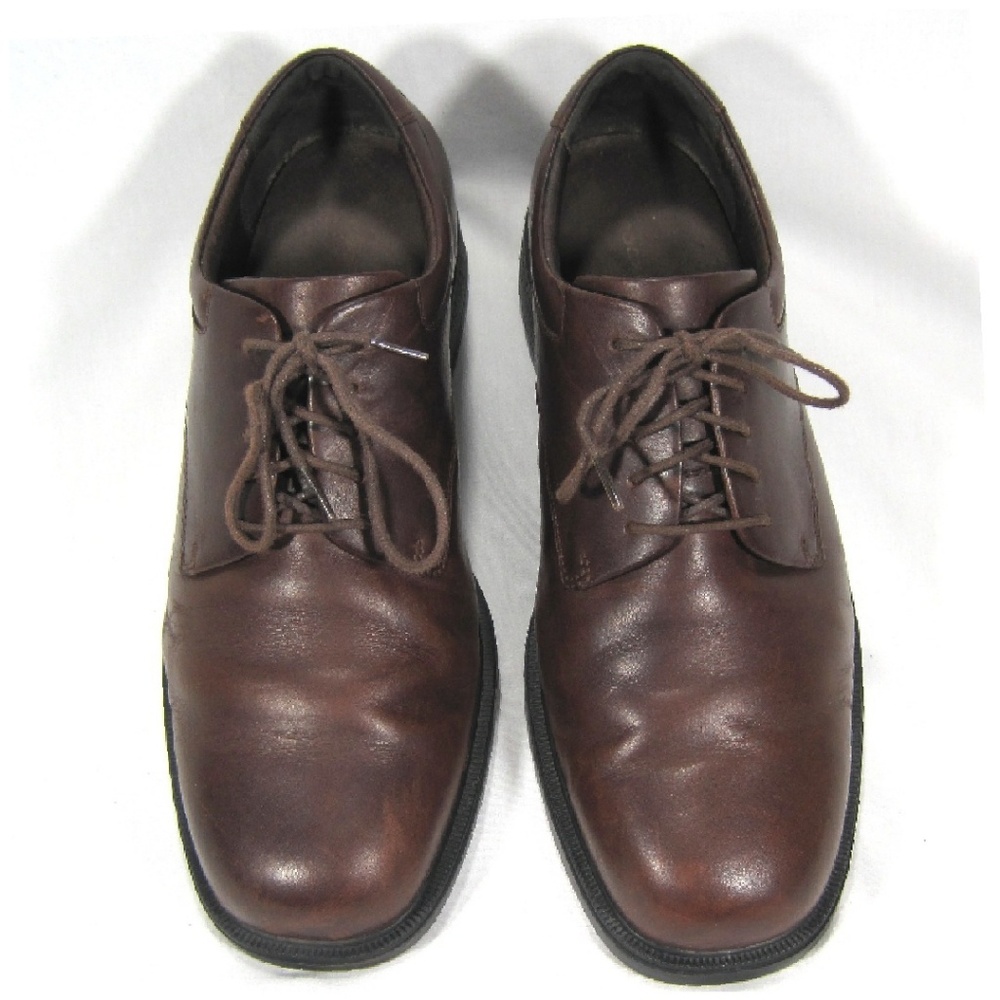 Rockport Men's Brown Leather MARGIN Oxfords Sz 12W
